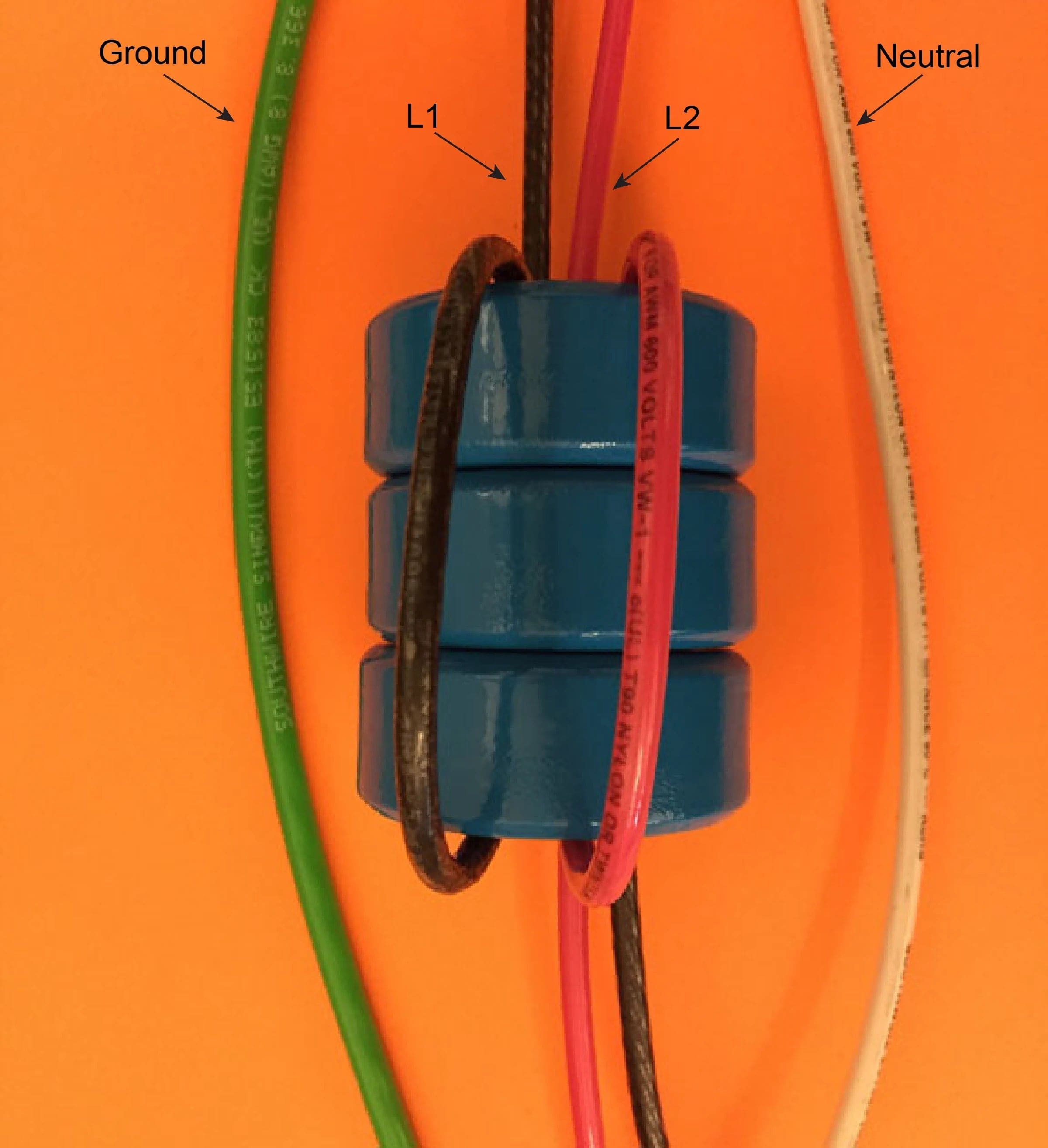 Enphase noise filter/ ferritering installation